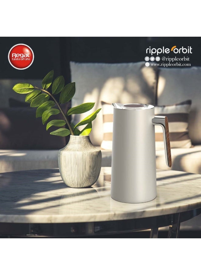 ريجال إبريق قهوة وشاي ريبل ريغال حراري 1 لتر – ستانلس ستيل مع بطانة زجاجية - Image 2